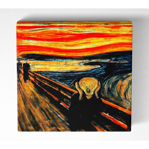 Alpen Home Edvard Munch Der Schrei Kunstdrucke Auf Leinwand Wayfair De